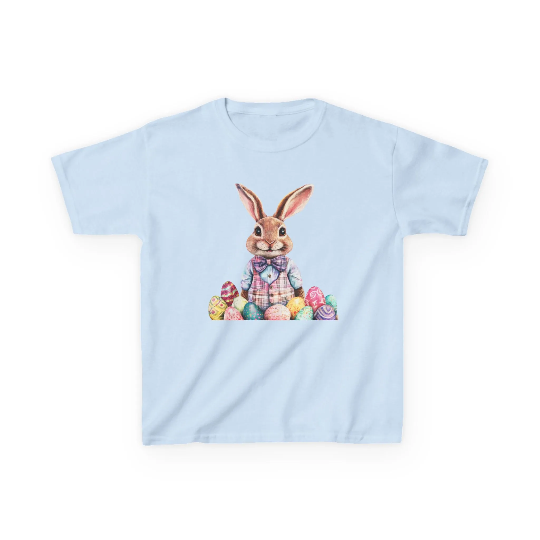 Easter Bunny Kids Heavy Cotton™ Tee - Cute Easter Celebration Shirt - Image 13