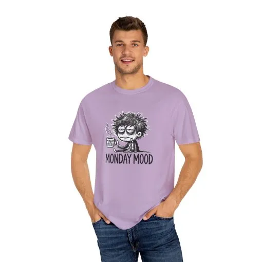 Unisex 'Monday Mood' Garment-Dyed T-Shirt - Perfect for Casual Days - Image 51