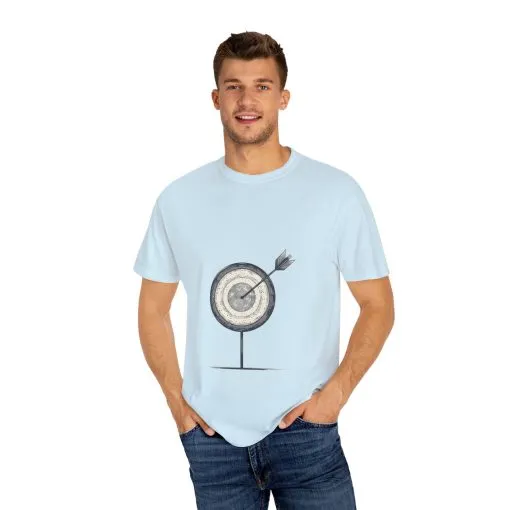 Unisex Garment-Dyed T-Shirt - Target Design for Archery Lovers - Image 19