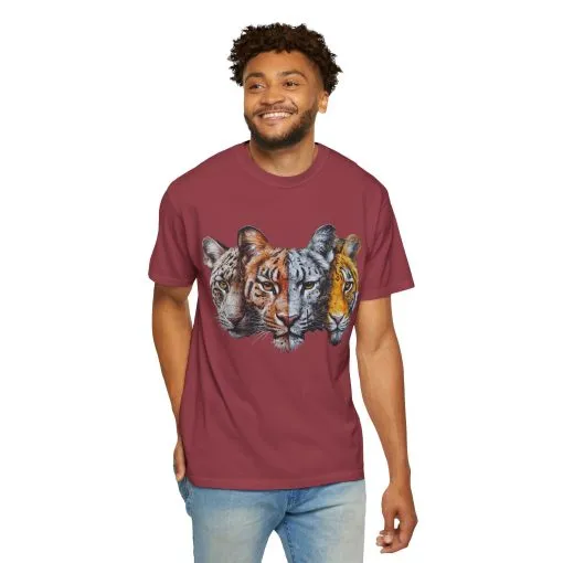 Wildlife Fusion Unisex Garment-Dyed T-Shirt - Image 52