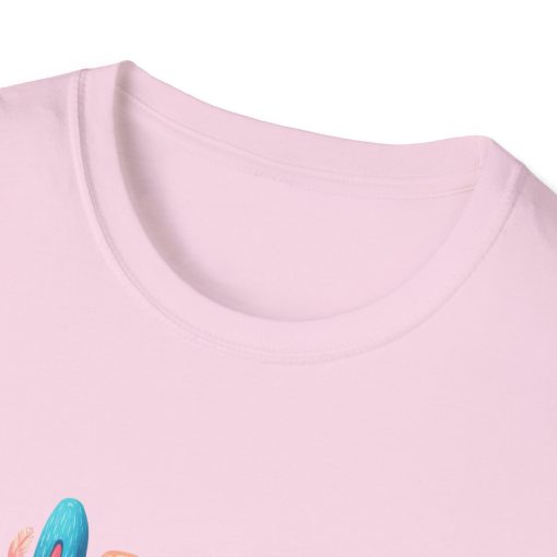 Happy Easter Unisex Softstyle T-Shirt - Fun Spring Bunny Design - Image 62
