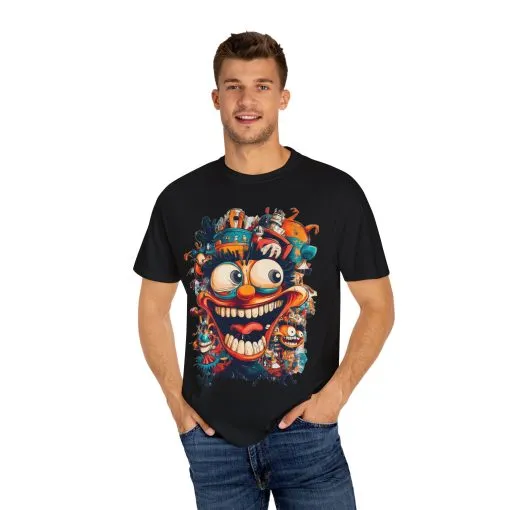 Whimsical Clown Graphic Unisex T-Shirt - Fun and Playful Design for Festivals and Everyday Wear - Image 19