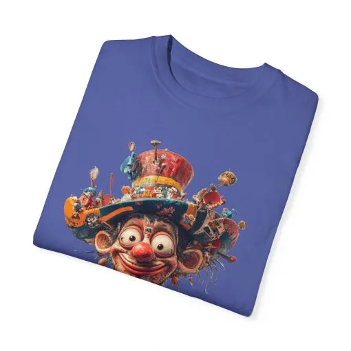 Whimsical Artist Unisex Garment-Dyed T-Shirt - Colorful Character Design - Image 36
