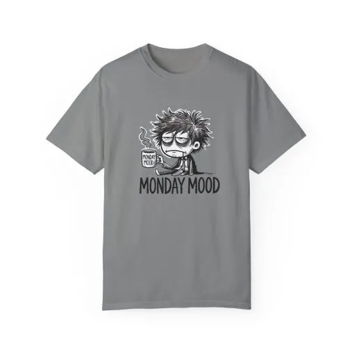 Unisex 'Monday Mood' Garment-Dyed T-Shirt - Perfect for Casual Days - Image 29