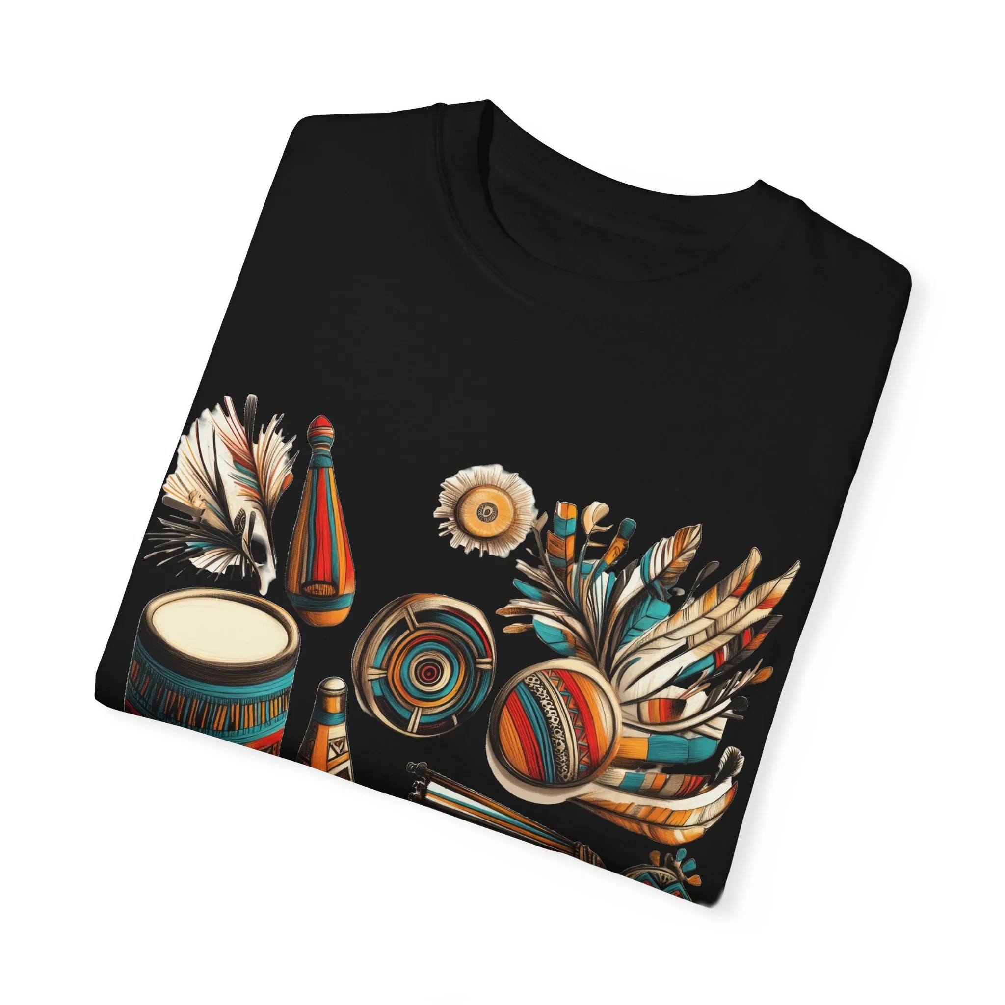 Unisex Garment-Dyed T-Shirt with Vibrant Musical Design | Perfect for Music Lovers & Festivals - Image 46