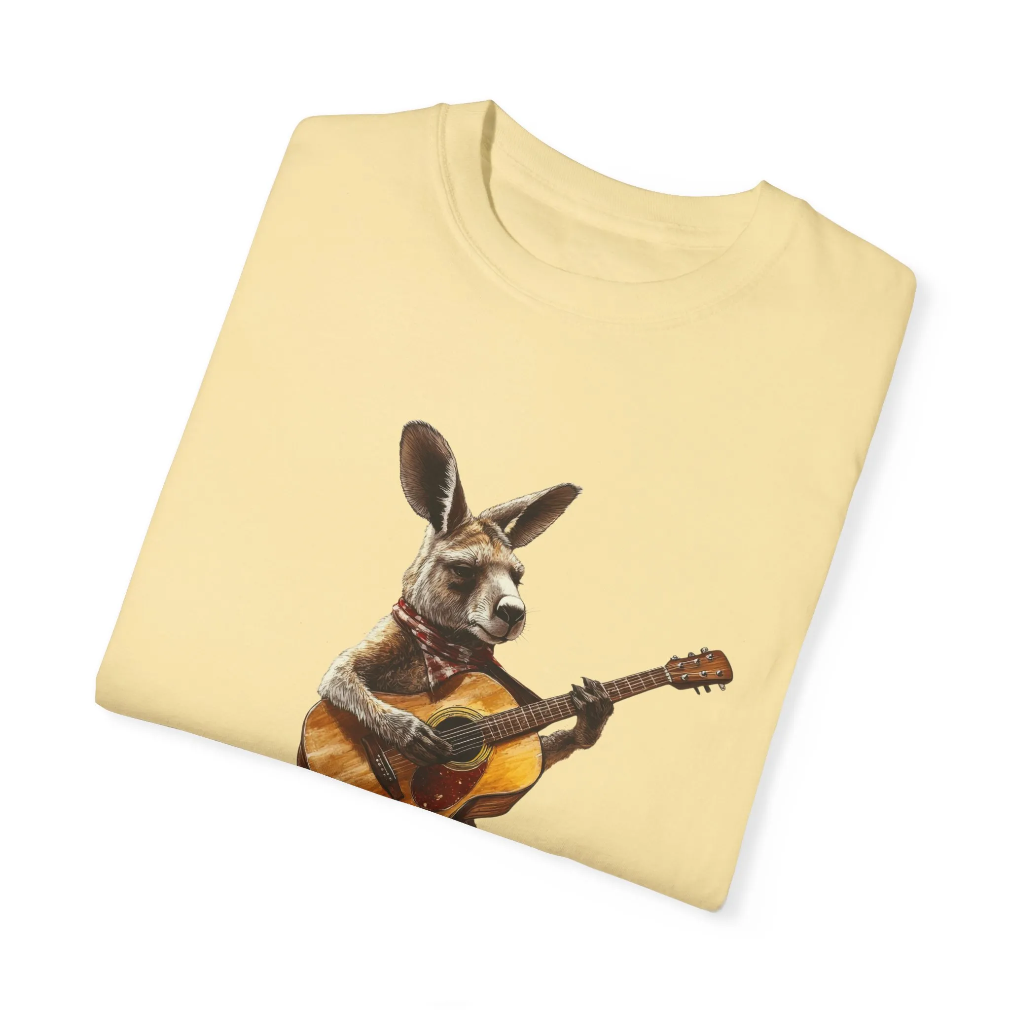 Funny Kangaroo Playing Guitar Unisex T-shirt - Image 2