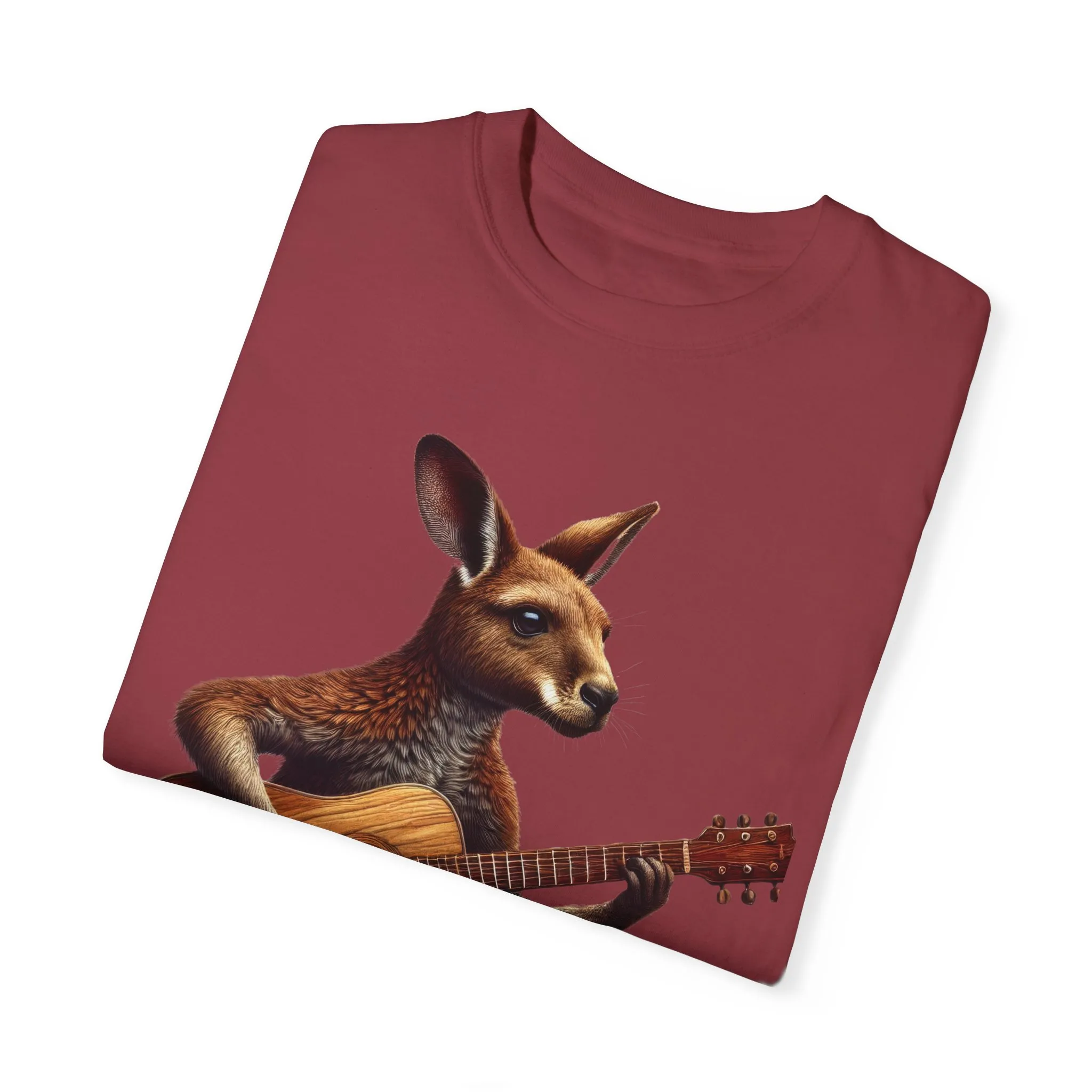 Cool Kangaroo Playing Guitar Unisex T-Shirt - Unique Gift for Music Lovers - Image 38