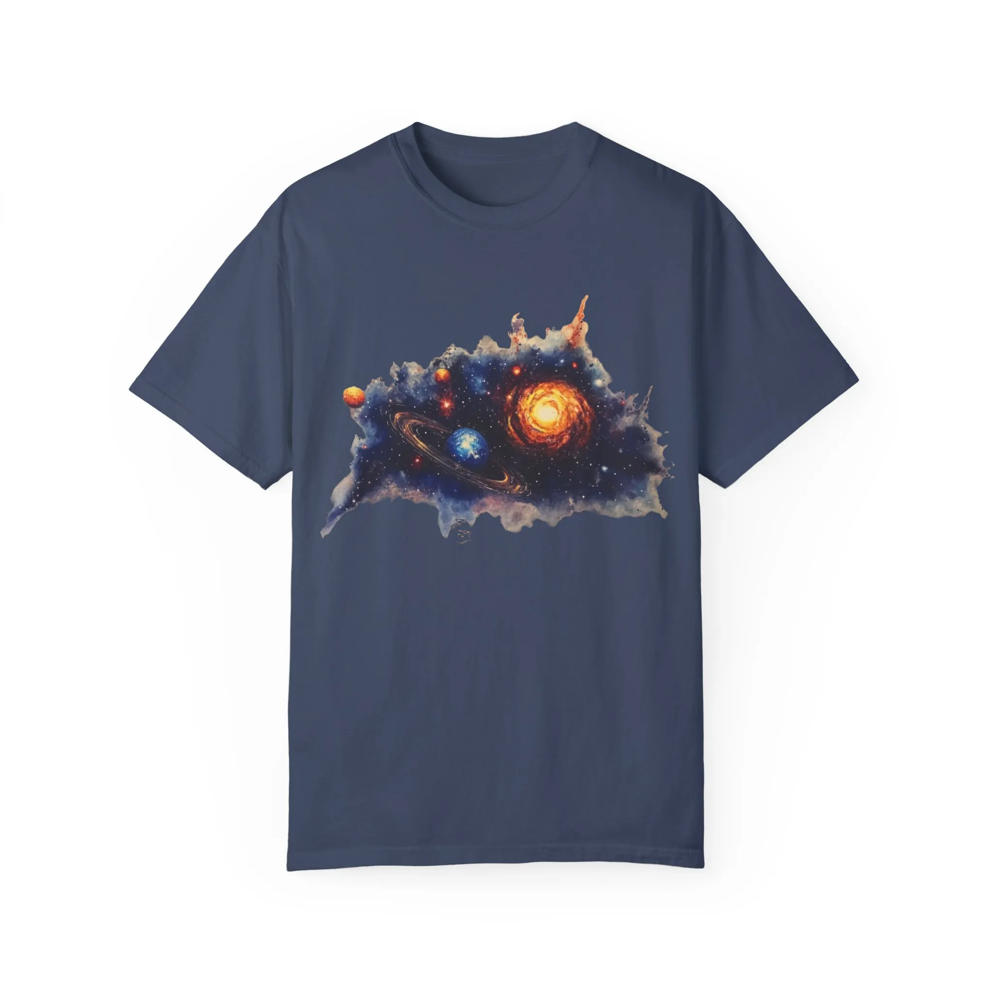 Cosmic Adventure Unisex Garment-Dyed T-Shirt - Space-Themed Graphic Tee - Image 21