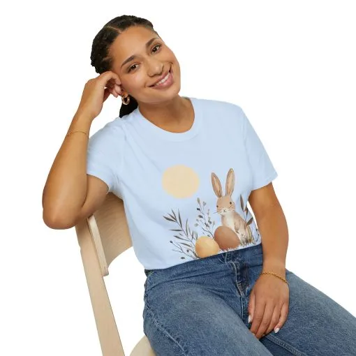 Spring Easter Bunny Graphic Unisex T-Shirt - Image 25