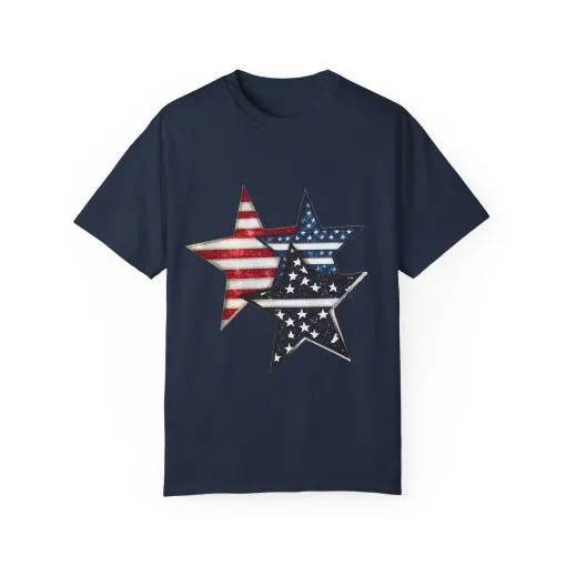 Patriotic Star Spangled Unisex T-Shirt - Image 17
