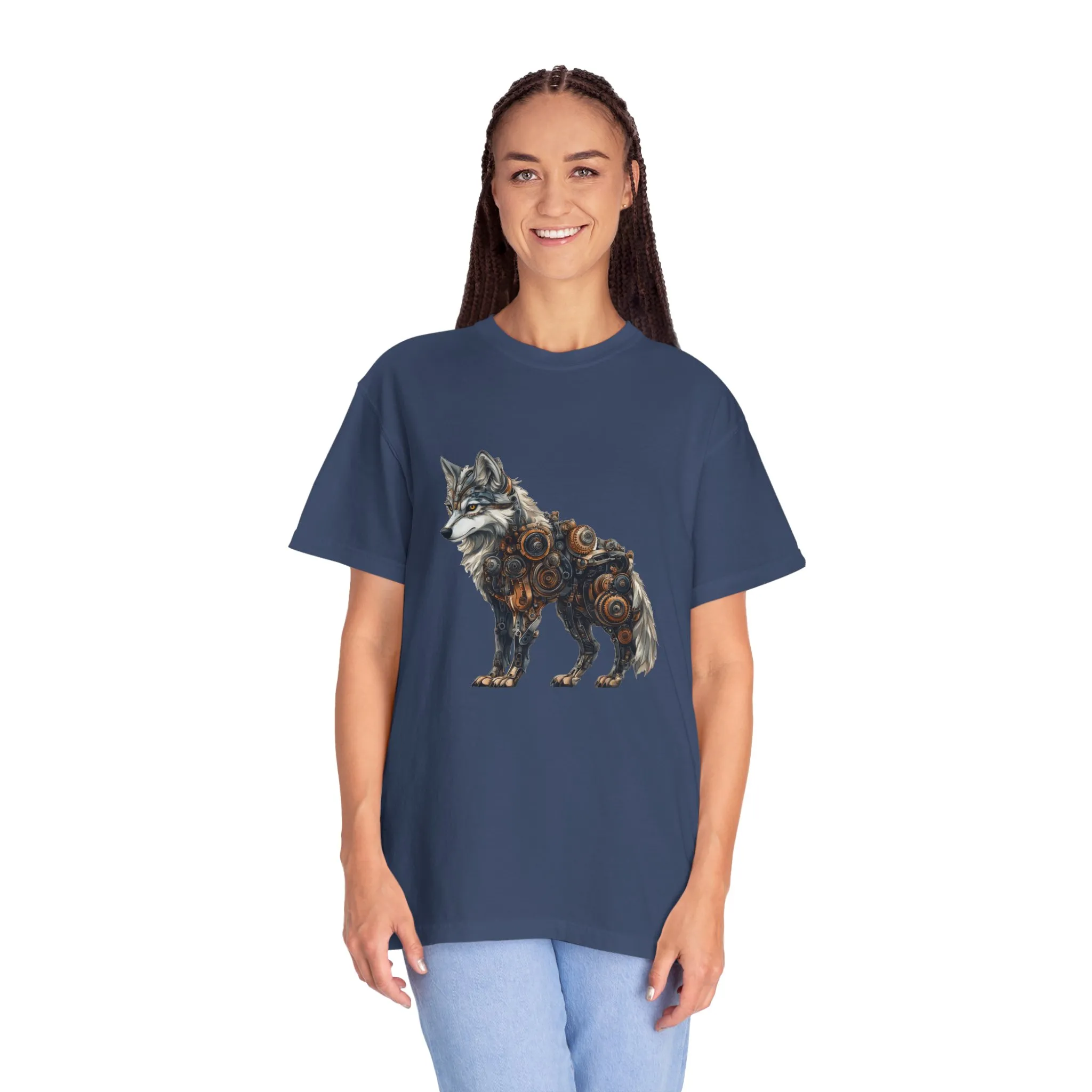 Mechanical Wolf Unisex T-Shirt - Unique Graphic Tee for Animal Lovers - Image 29