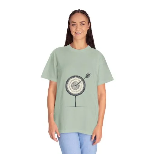Unisex Garment-Dyed T-Shirt - Target Design for Archery Lovers - Image 16