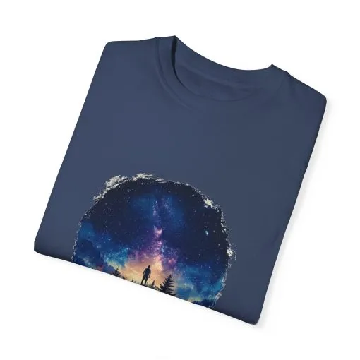 Galactic Night Unisex Garment-Dyed T-Shirt - Cosmic Adventure Tee - Image 18