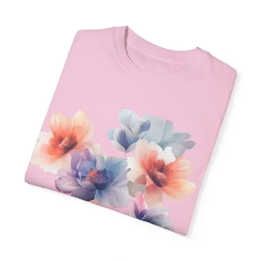 Floral Print Unisex T-Shirt - Perfect for Spring and Casual Occasions - Image 22