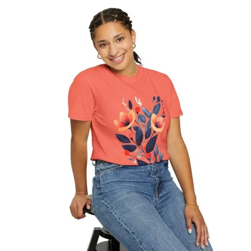Floral Design Unisex T-Shirt - Perfect for Spring Celebrations - Image 12