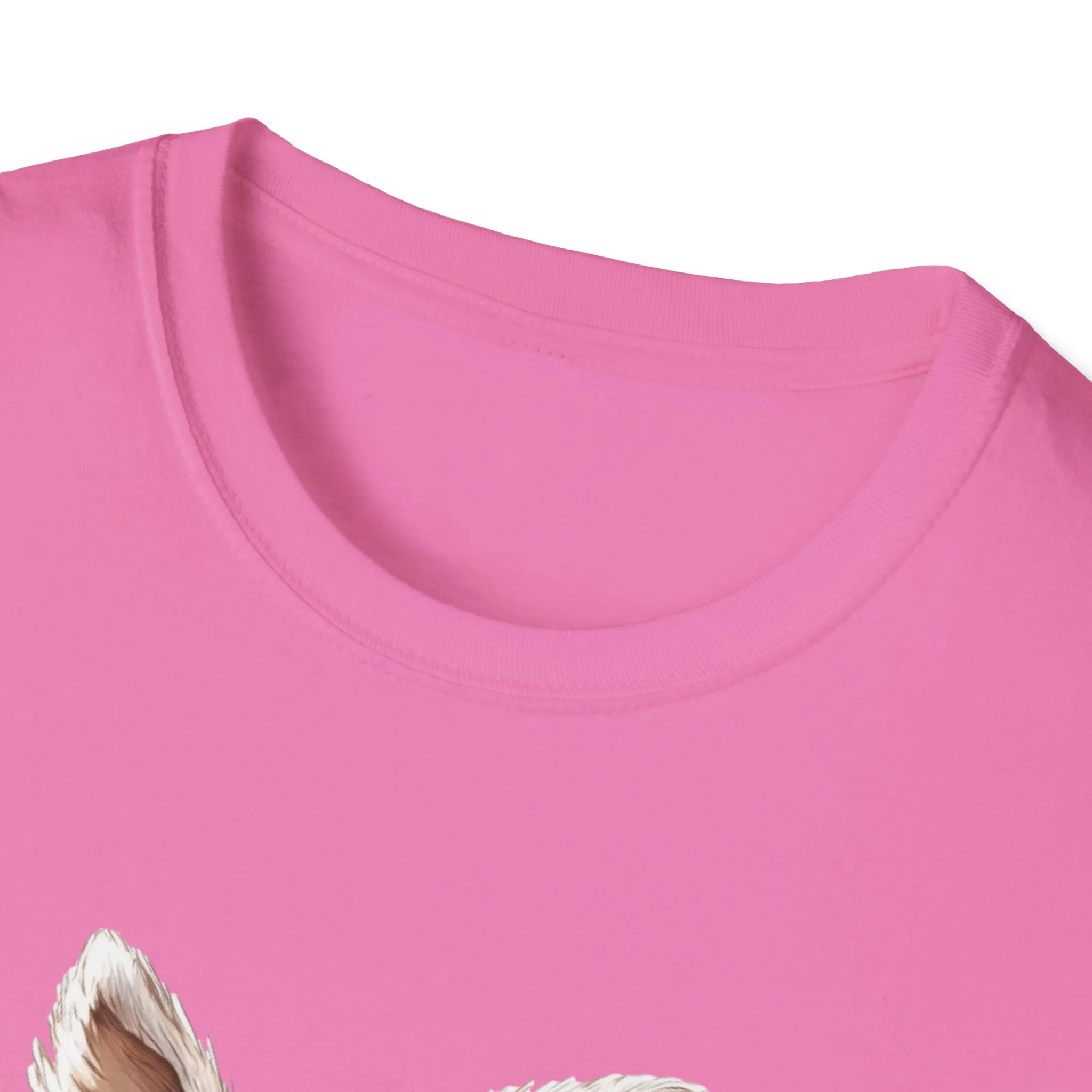 Cute Bunny Easter T-Shirt - Unisex Softstyle Tee with Colorful Egg Design - Image 62