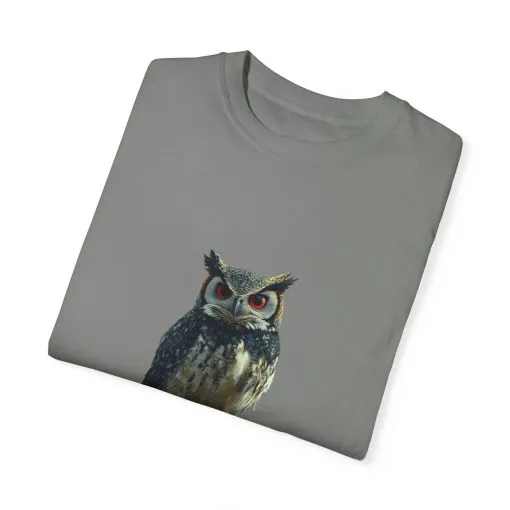 Funny Owl T-Shirt - "No Rules" Unisex Garment-Dyed Tee for Animal Lovers - Image 22