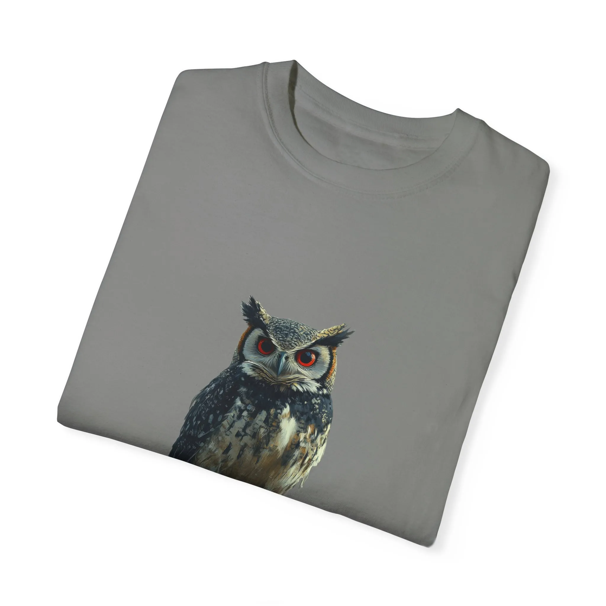 Funny Owl T-Shirt - "No Rules" Unisex Garment-Dyed Tee for Animal Lovers - Image 22