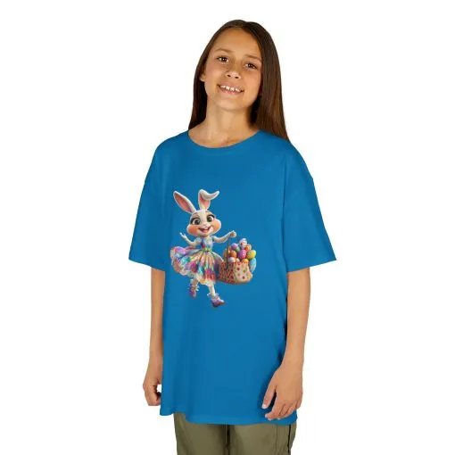 Easter Bunny Kids Tee - Cute Cotton T-Shirt for Spring Celebrations - Image 21