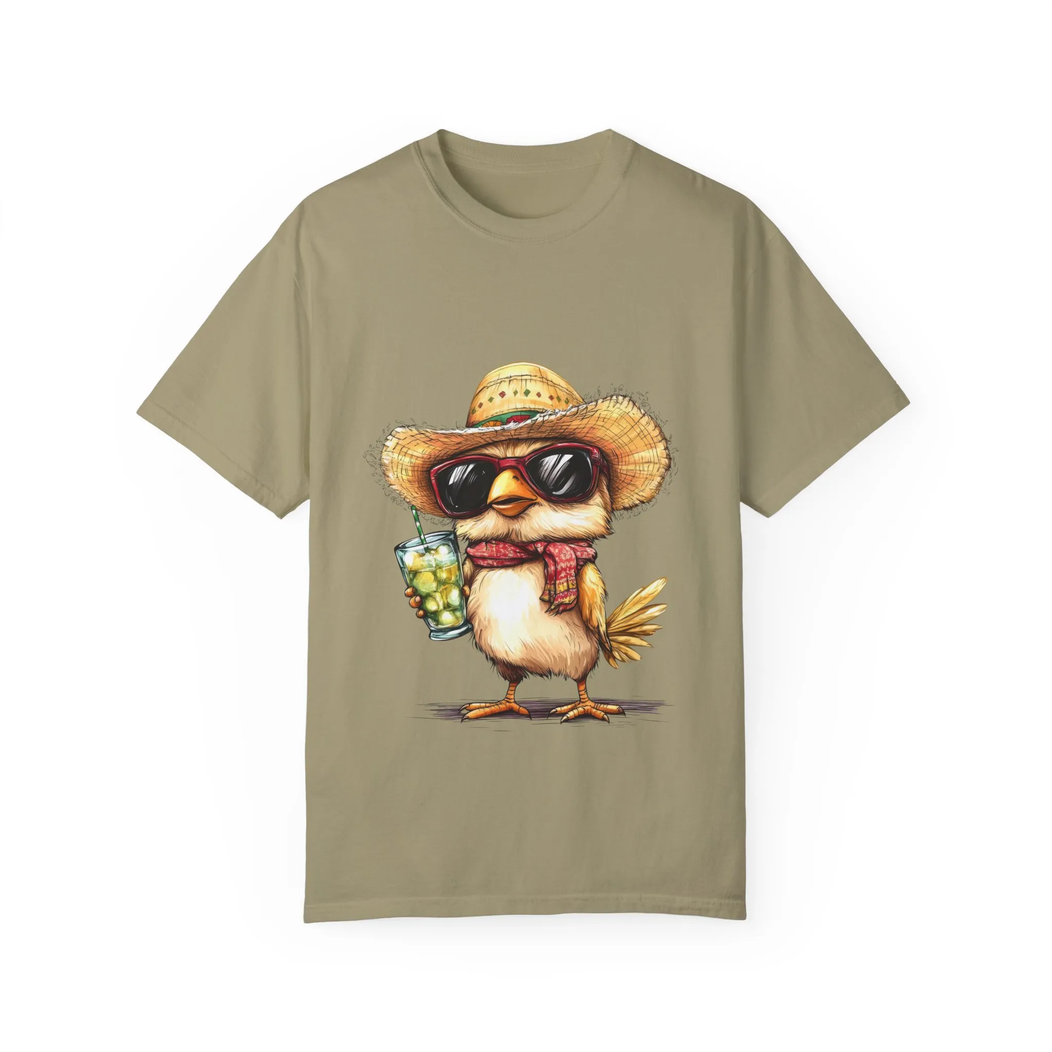 Funny Beach Bird T-Shirt - Unisex Garment-Dyed Summertime Tee - Image 13