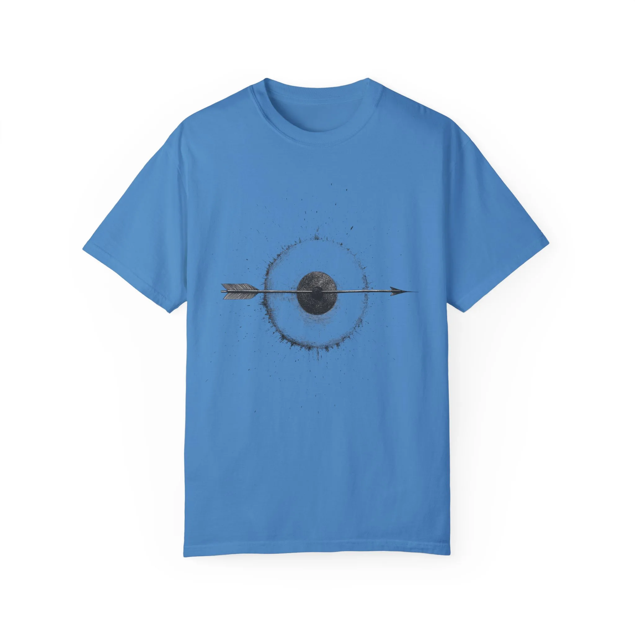 Unisex Garment-Dyed T-shirt with Unique Arrow and Target Design - Perfect for Casual Wear and Gifts - Image 41