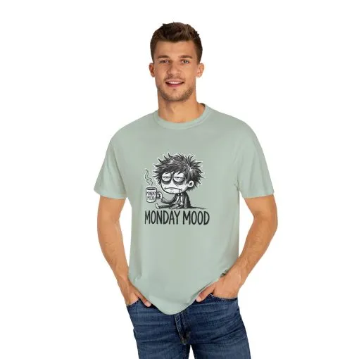 Unisex 'Monday Mood' Garment-Dyed T-Shirt - Perfect for Casual Days - Image 11