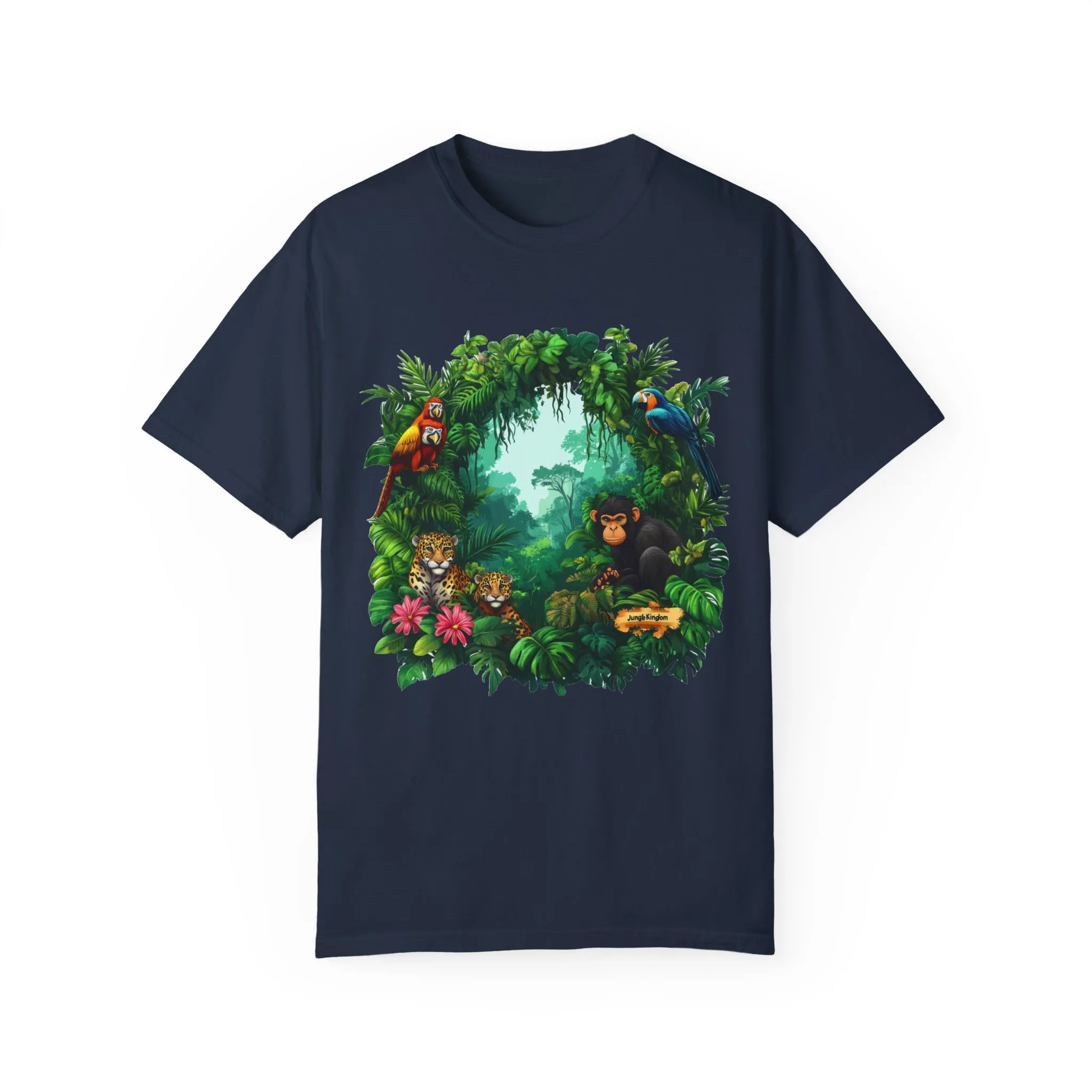 Tropical Jungle Animal T-Shirt | Unisex Garment-Dyed Tee for Nature Lovers - Image 17