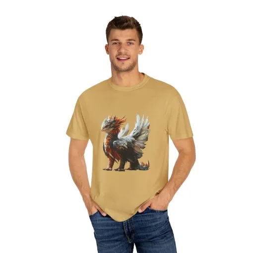 Mythical Creature Unisex Garment-Dyed T-Shirt - Perfect for Fantasy Lovers - Image 11