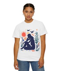 Eco-Friendly Unisex Graphic T-Shirt - Nature-Inspired Design for Mindfulness
