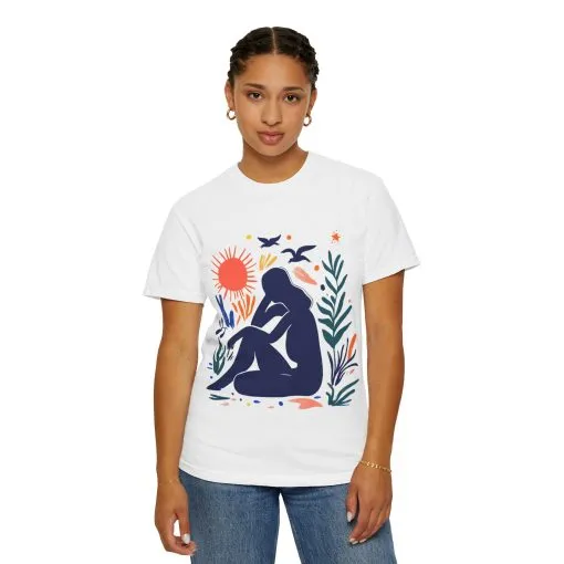 Eco-Friendly Unisex Graphic T-Shirt - Nature-Inspired Design for Mindfulness