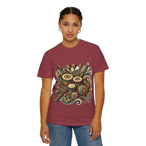 Colorful Bohemian Music Festival T-Shirt - Image 48