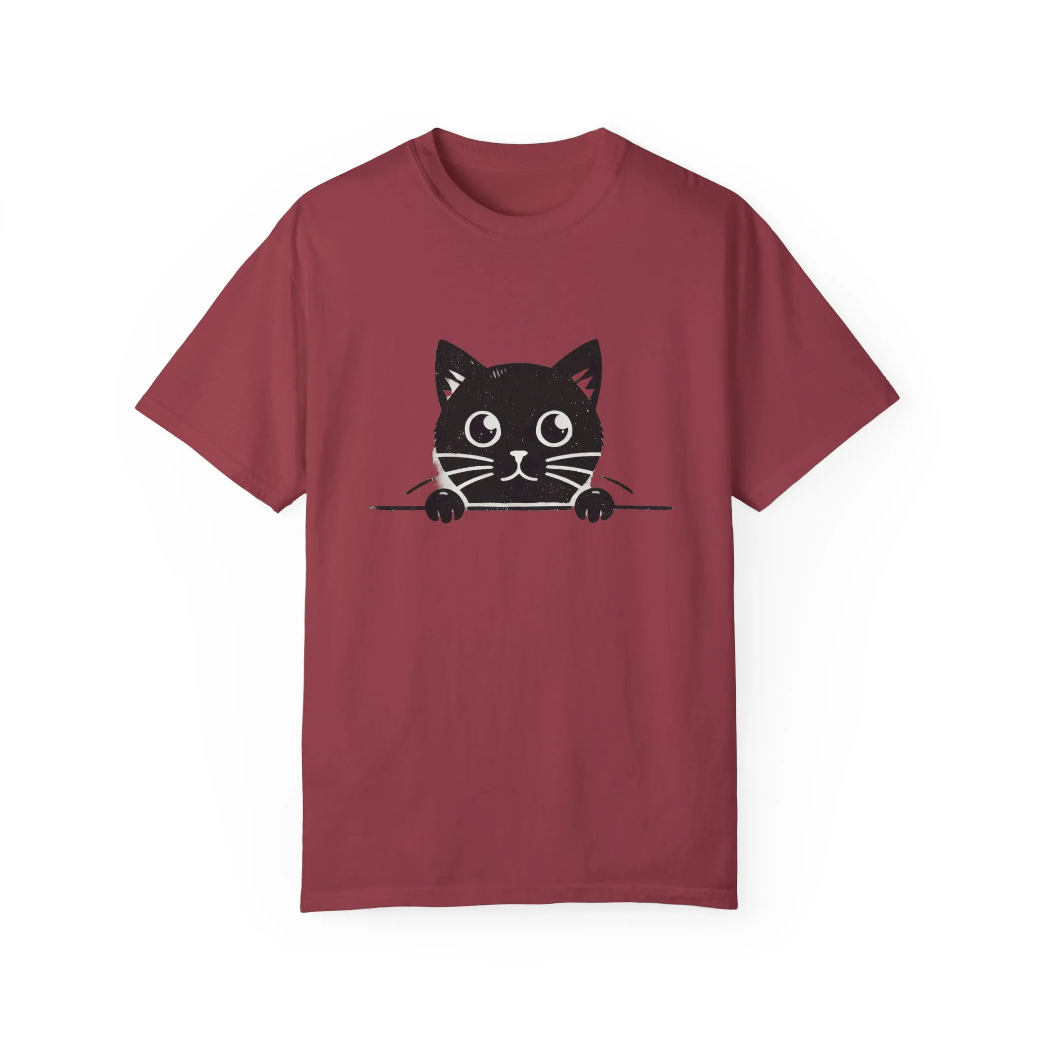 Cute Cat Design Unisex Garment-Dyed T-Shirt - Perfect for Animal Lovers - Image 26