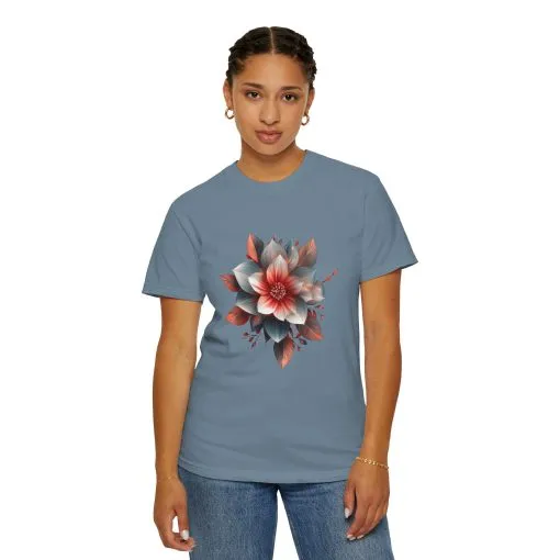 Botanical Floral Unisex Garment-Dyed T-shirt - Perfect for Nature Lovers - Image 35