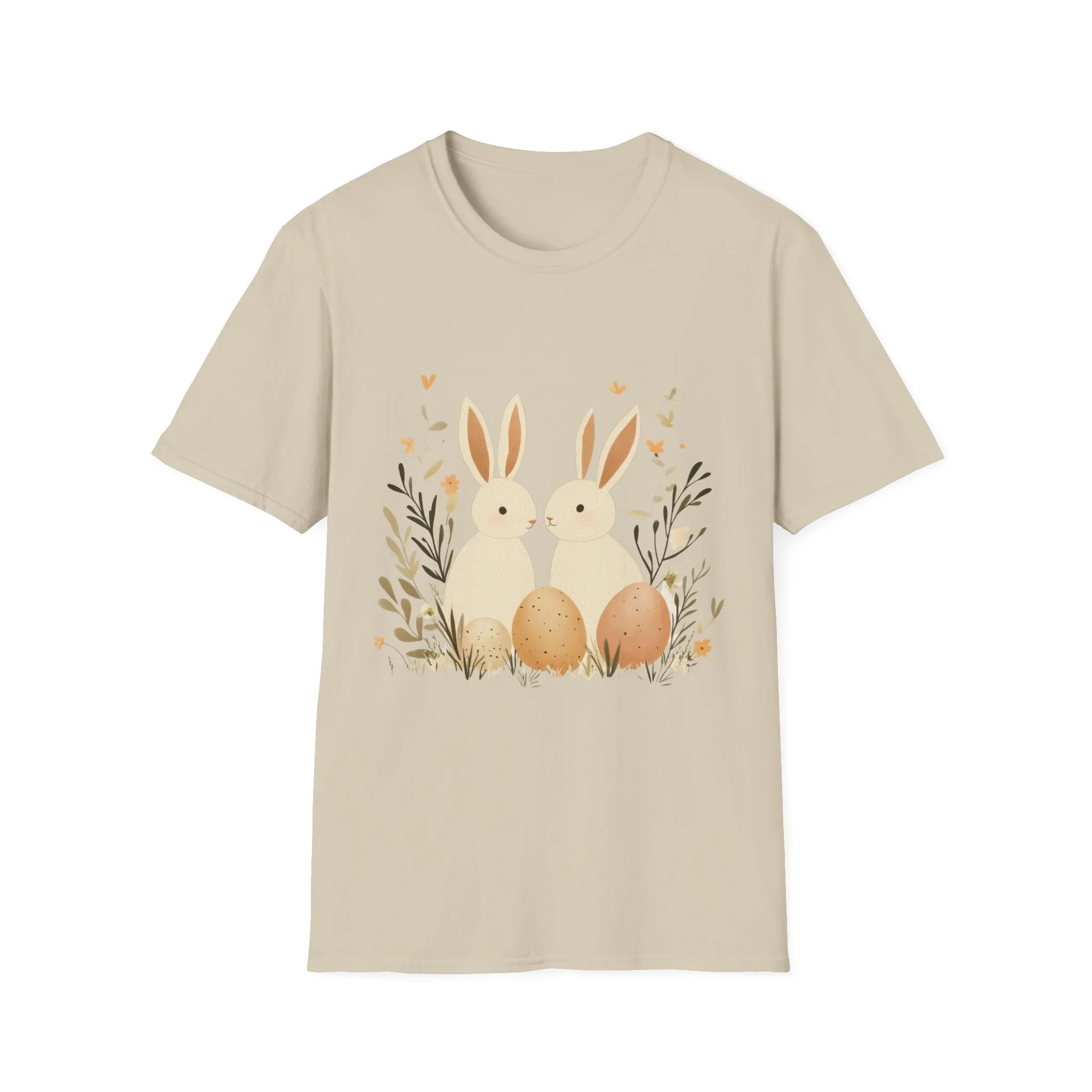 Easter Bunny Graphic Unisex Softstyle T-Shirt - Image 9