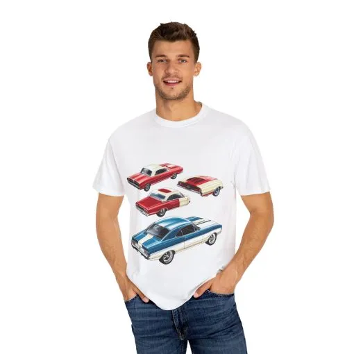 Classic Muscle Car Graphic Unisex T-Shirt – Perfect Gift for Auto Enthusiasts & Retro Lovers - Image 7