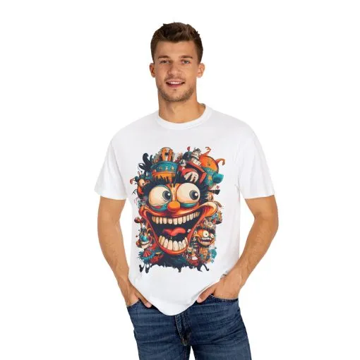 Whimsical Clown Graphic Unisex T-Shirt - Fun and Playful Design for Festivals and Everyday Wear - Image 7