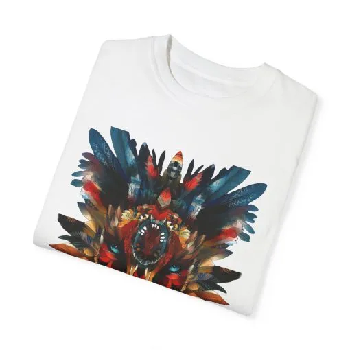 Vibrant Wolf Graphic Unisex T-Shirt - Nature Lover Apparel - Image 6