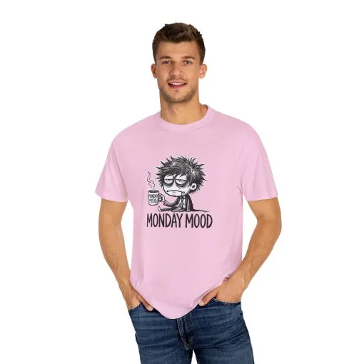 Unisex 'Monday Mood' Garment-Dyed T-Shirt - Perfect for Casual Days - Image 56