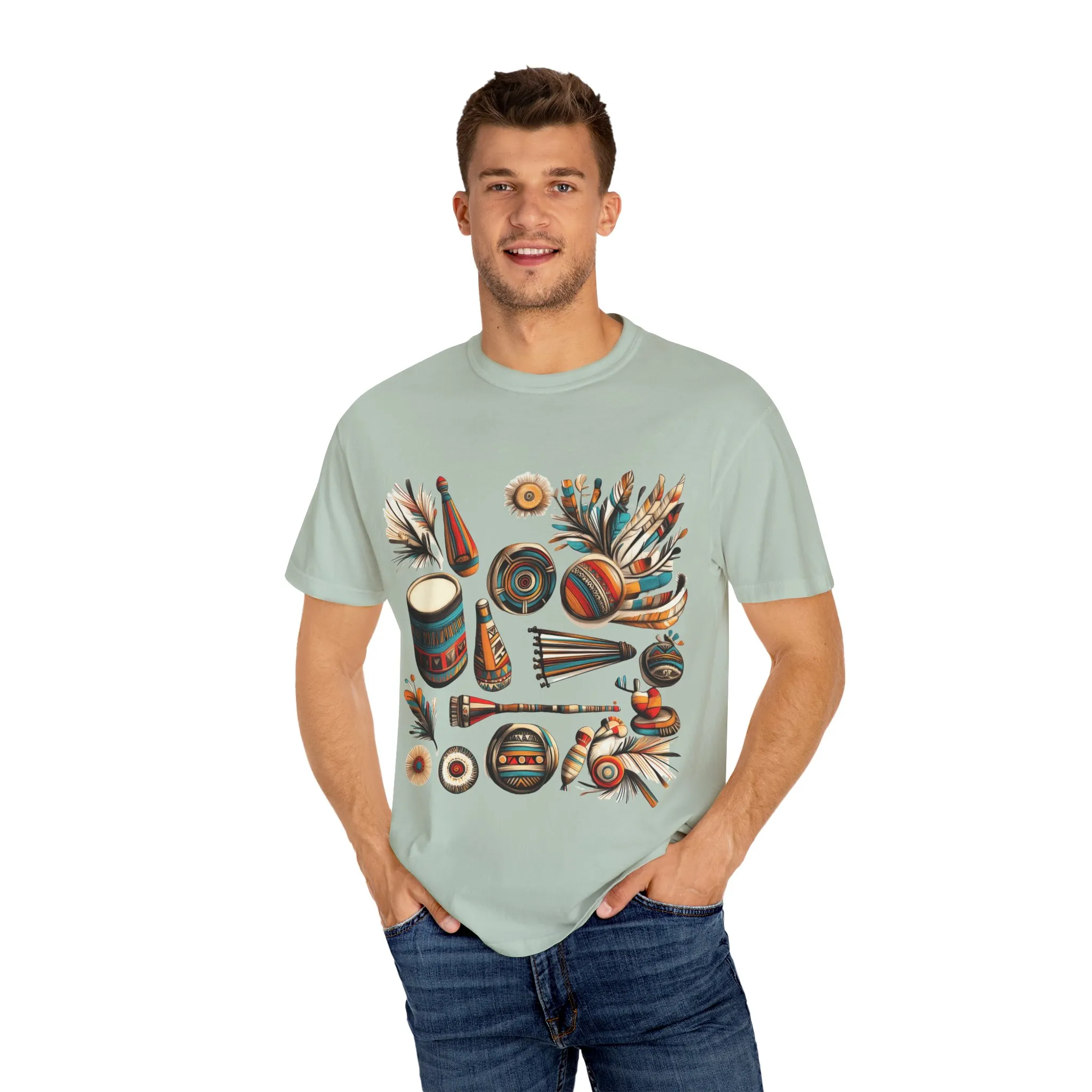 Unisex Garment-Dyed T-Shirt with Vibrant Musical Design | Perfect for Music Lovers & Festivals - Image 31