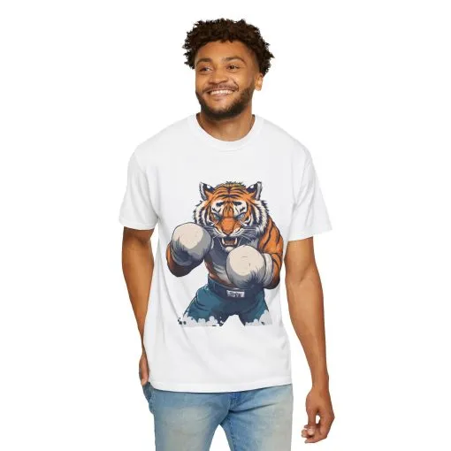 Fierce Tiger Graphic Unisex T-Shirt - Bold Boxing Design - Image 7