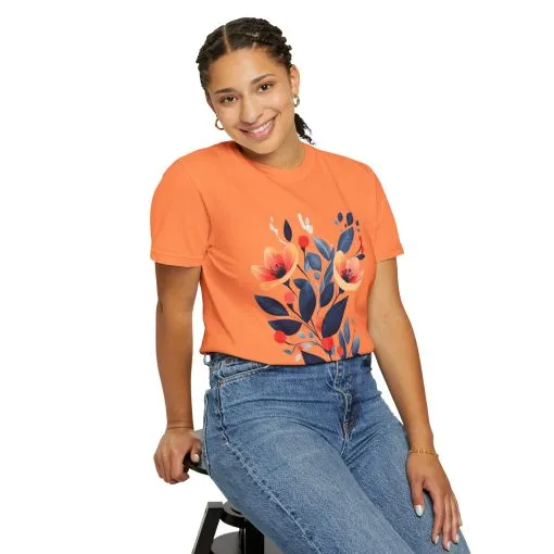Floral Design Unisex T-Shirt - Perfect for Spring Celebrations - Image 8