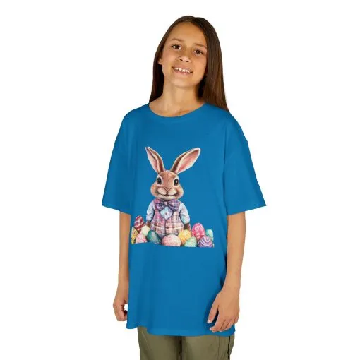 Easter Bunny Kids Heavy Cotton™ Tee - Cute Easter Celebration Shirt - Image 18