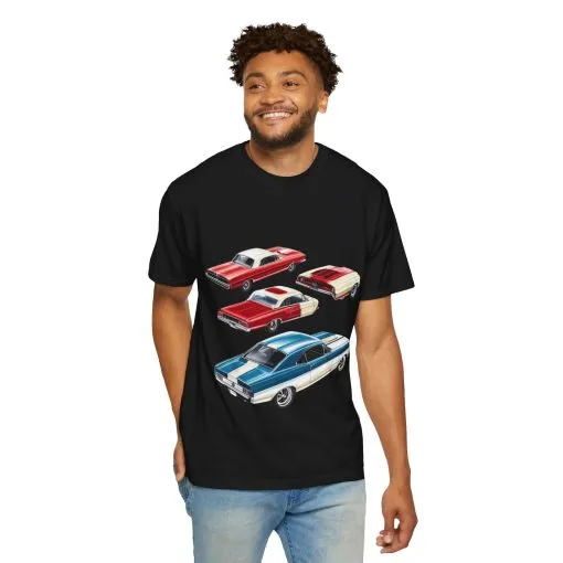 Classic Muscle Car Graphic Unisex T-Shirt – Perfect Gift for Auto Enthusiasts & Retro Lovers - Image 32