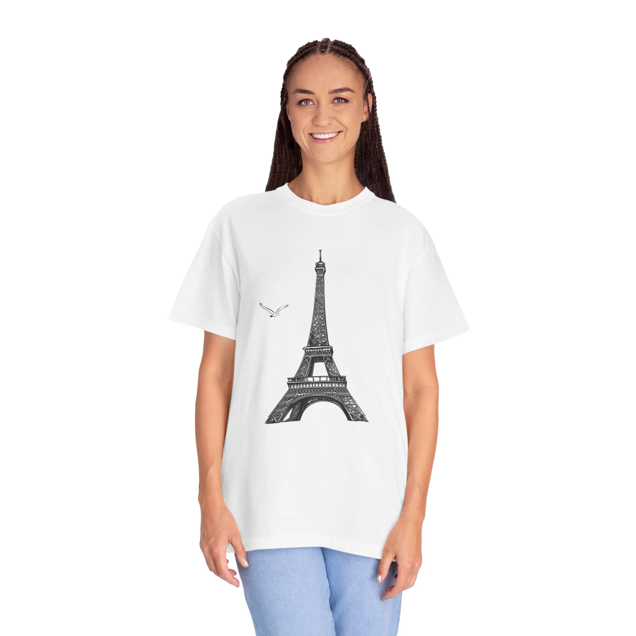 Eiffel Tower Graphic Unisex T-Shirt - Parisian Style Tee - Image 8
