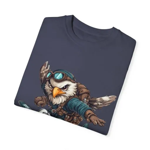 Adventure Owl Unisex Garment-Dyed T-Shirt - Perfect for Flyers and Animal Lovers - Image 34