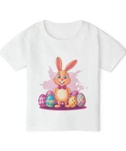 Easter Bunny Toddler T-Shirt - Cute Kids Cotton Tee