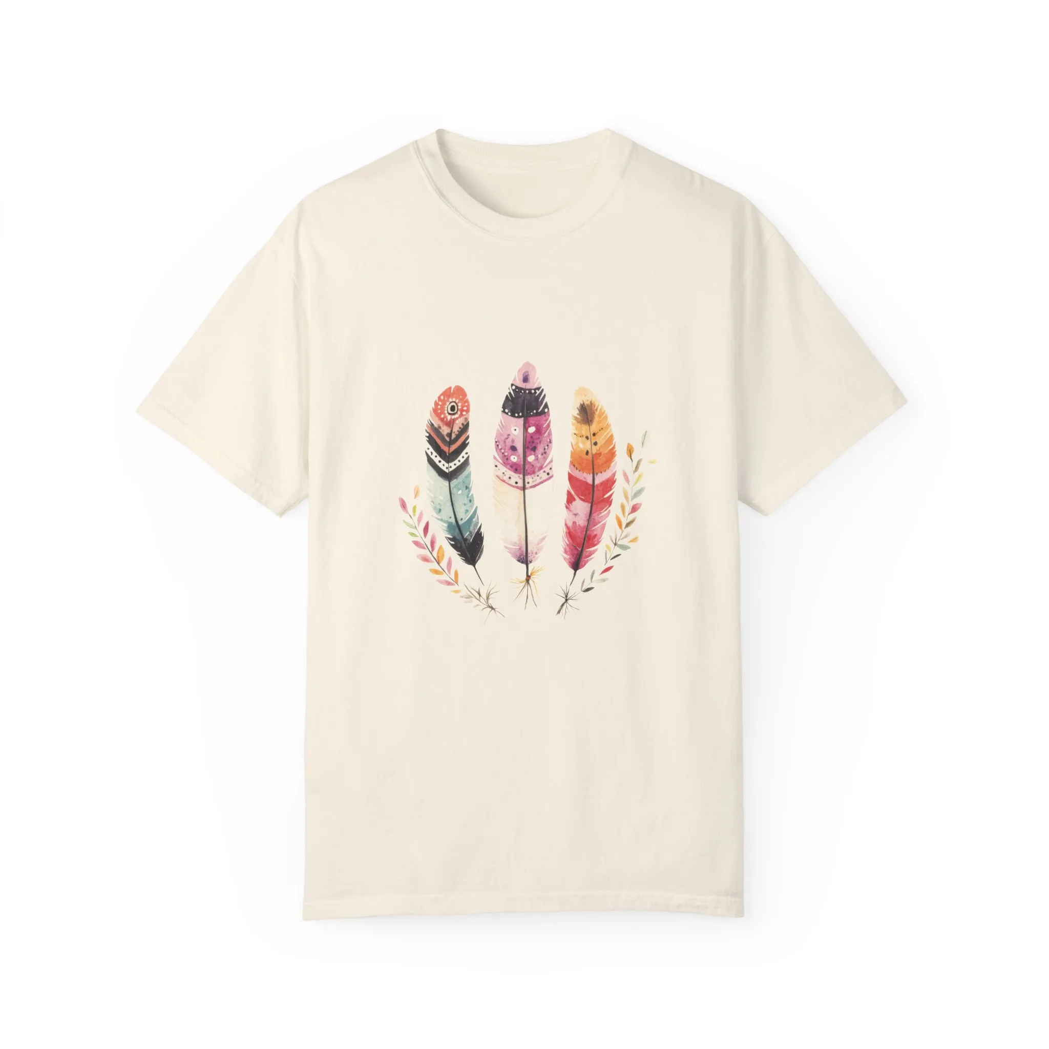Boho Feather Graphic Unisex T-Shirt - Perfect for Nature Lovers & Casual Outfits - Image 6