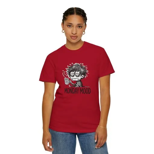 Unisex 'Monday Mood' Garment-Dyed T-Shirt - Perfect for Casual Days - Image 67