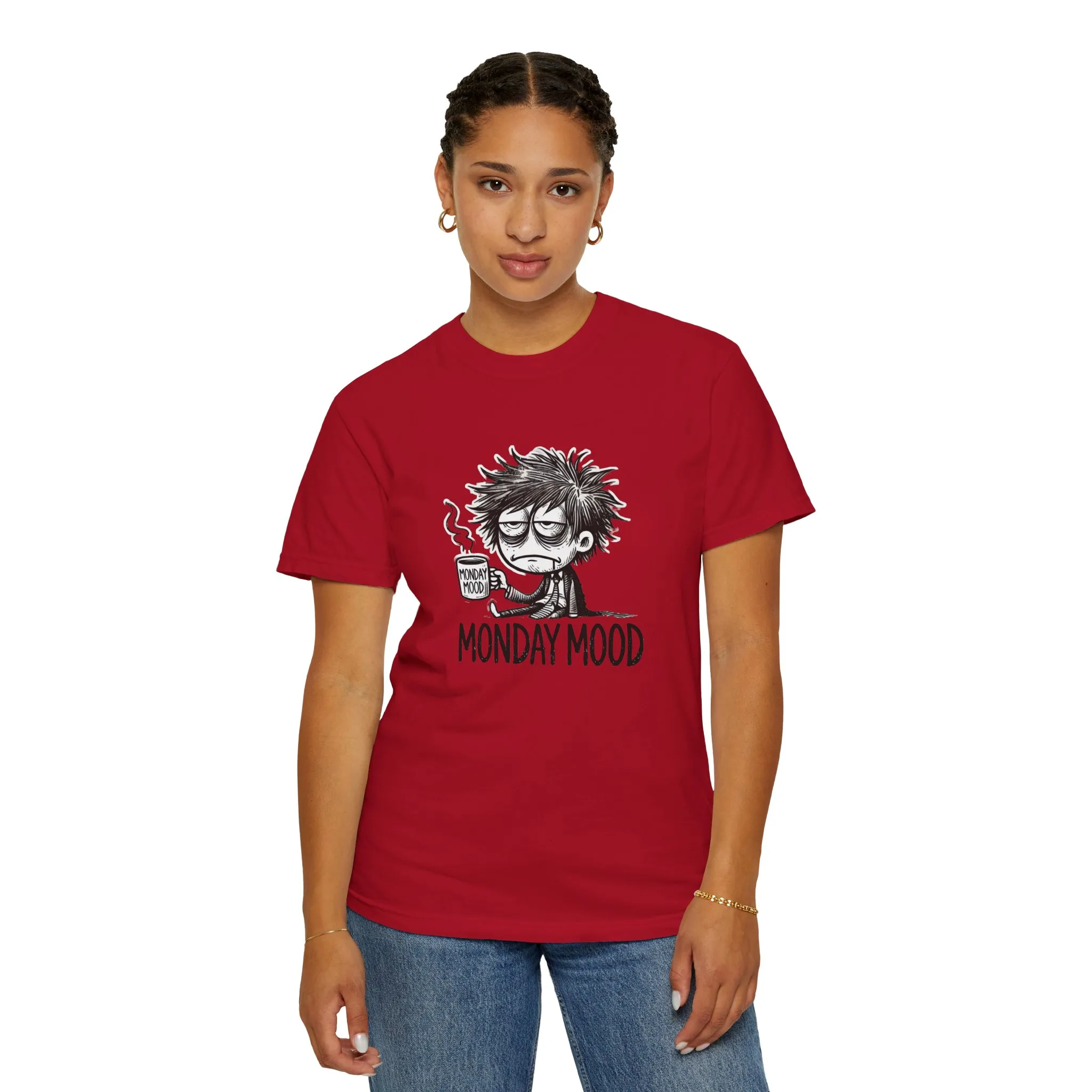 Unisex 'Monday Mood' Garment-Dyed T-Shirt - Perfect for Casual Days - Image 67