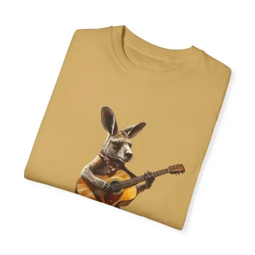Funny Kangaroo Playing Guitar Unisex T-shirt - Image 10